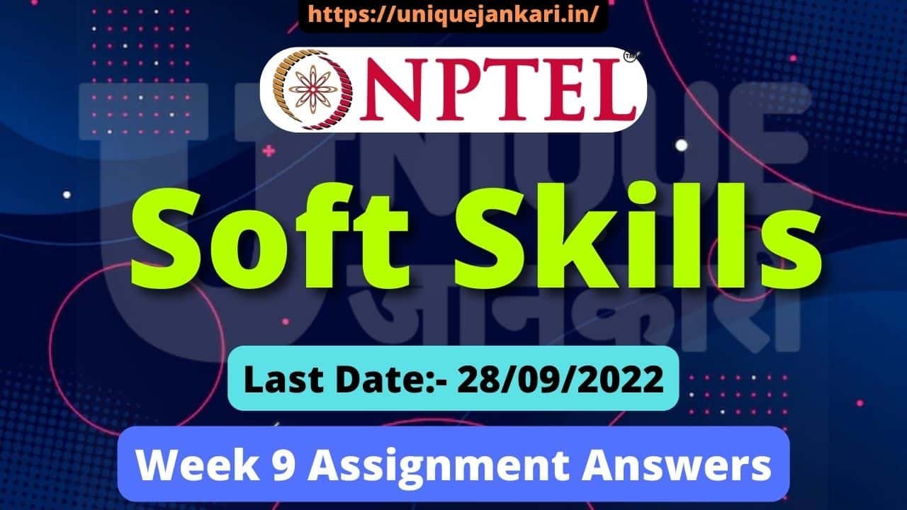 soft skills assignment 9 answers