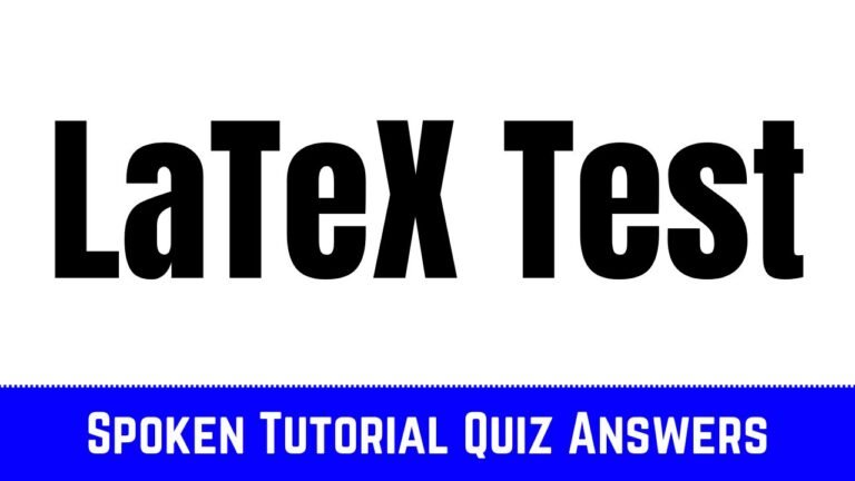 LaTeX Test