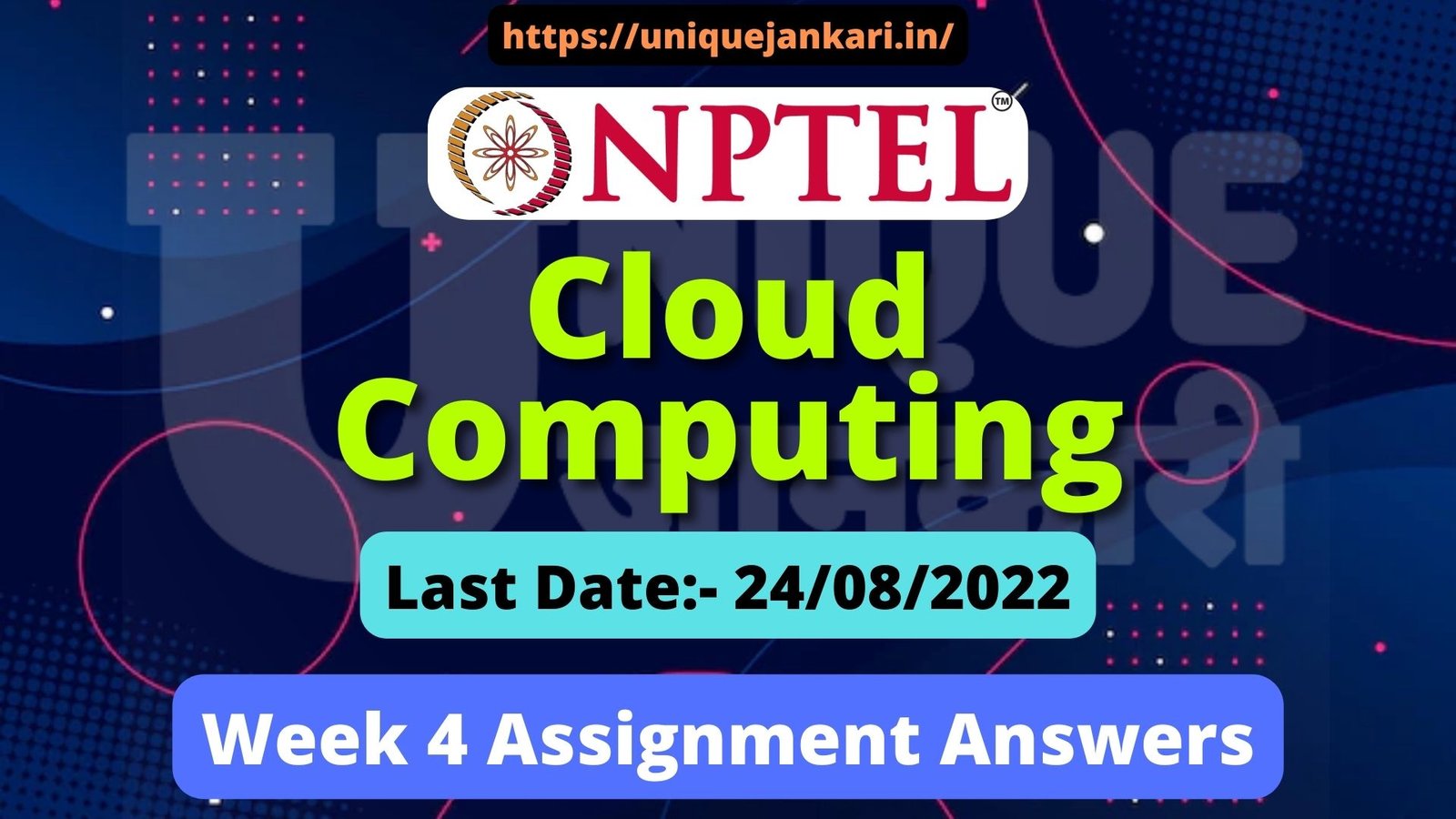 nptel cloud computing week 4 assignment answers