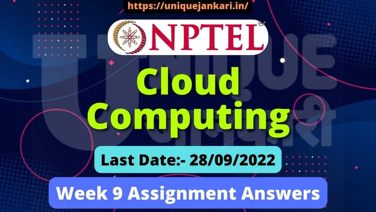 nptel cloud computing week 8 assignment answers