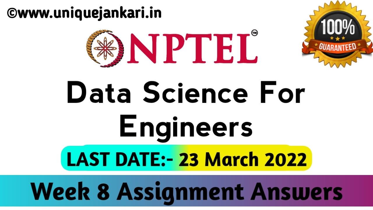 data science for engineers assignment 8