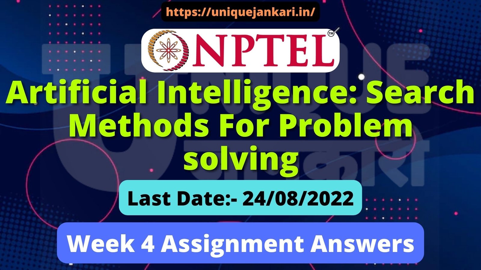 artificial intelligence search methods for problem solving assignment answers
