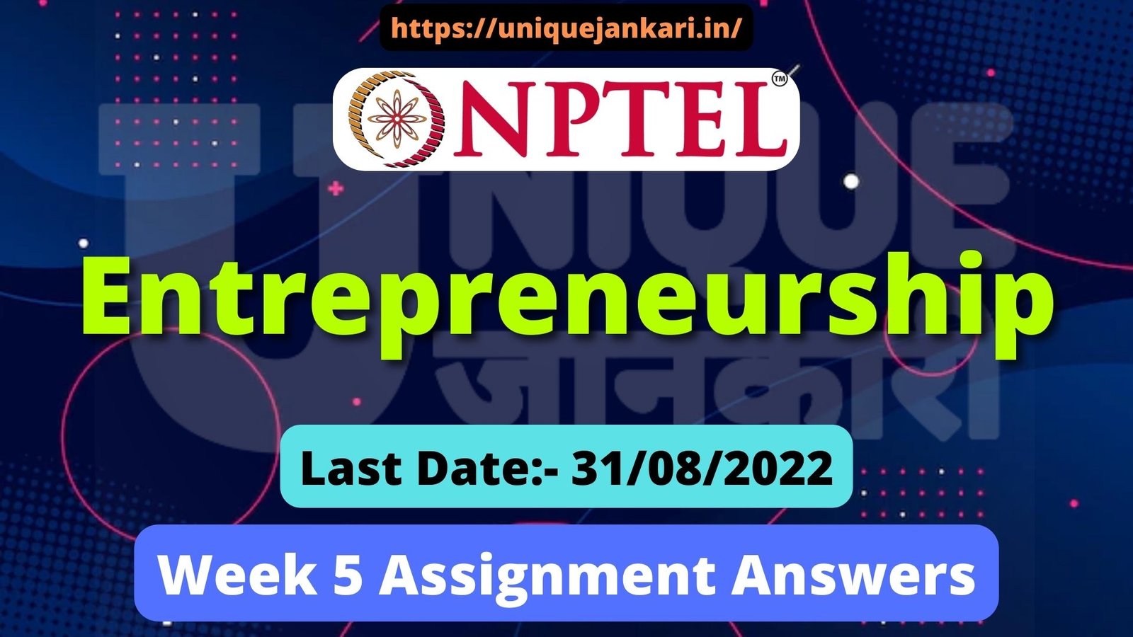 entrepreneurship nptel assignment answers 2023 week 9