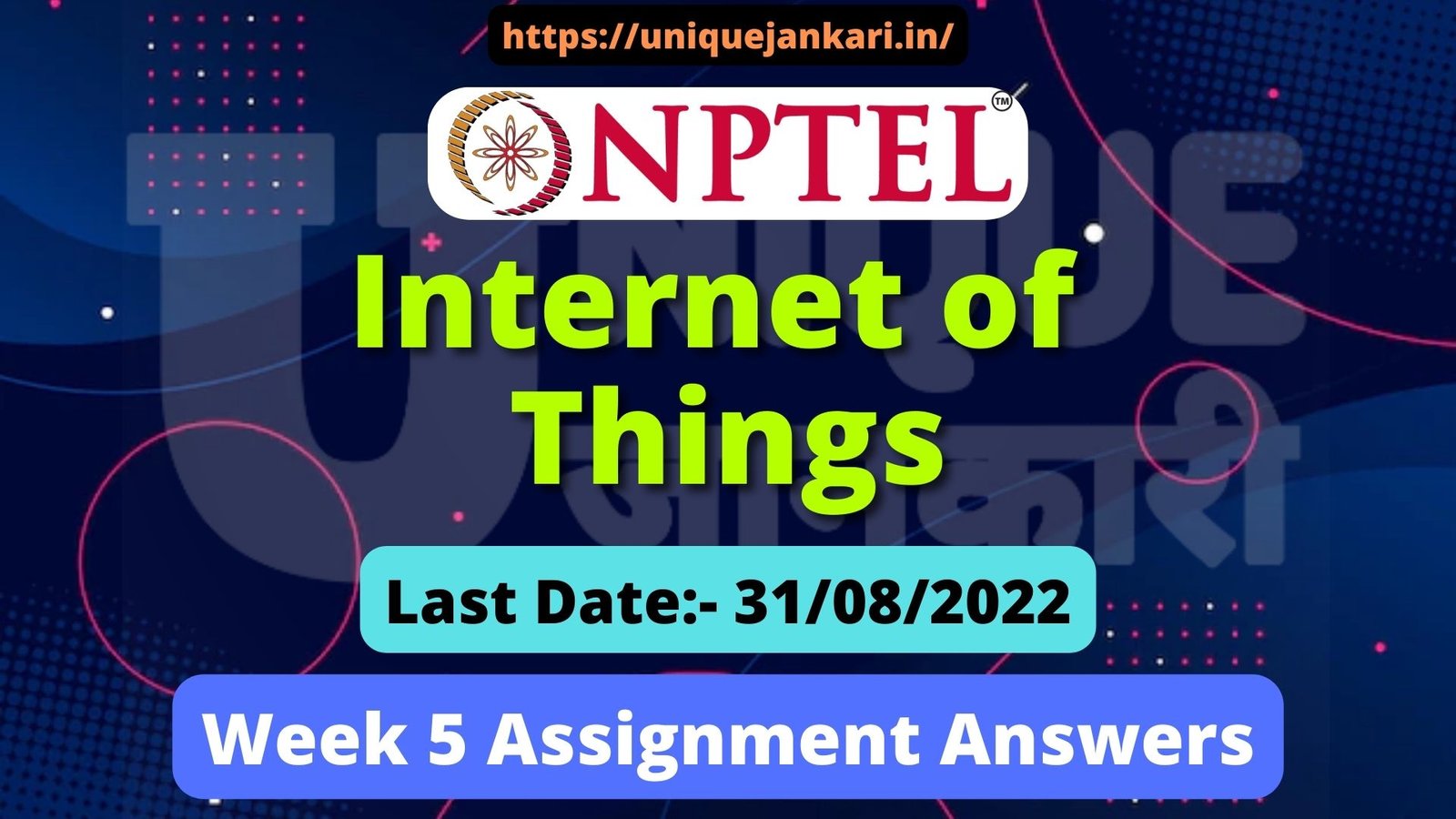 introduction to internet of things assignment 5 nptel