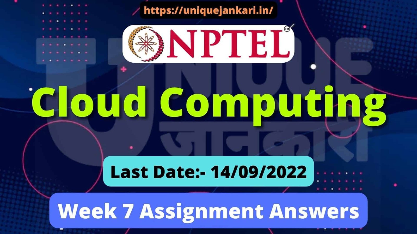 nptel cloud computing week 7 assignment answers