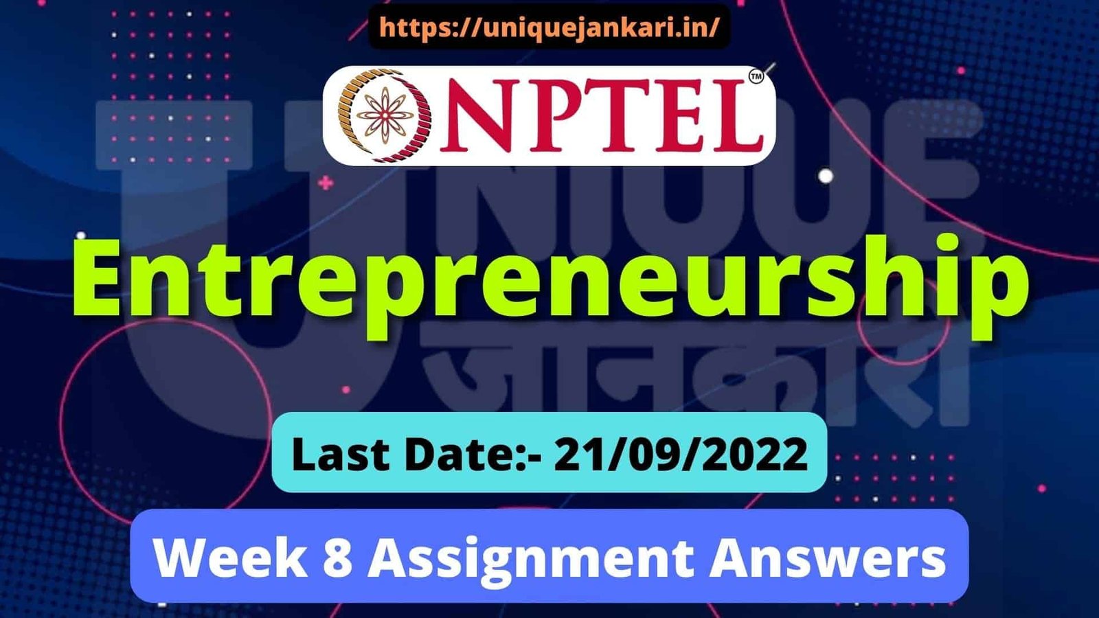 entrepreneurship nptel assignment 8 answers
